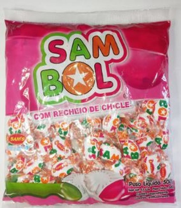 Encontraproduto.com.br - Bala Sambol Tutti-Frutti Pacote com 500g