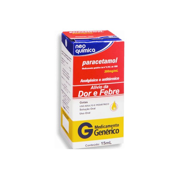PARACETAMOL 200MG/ML GTS FR PL 1X1