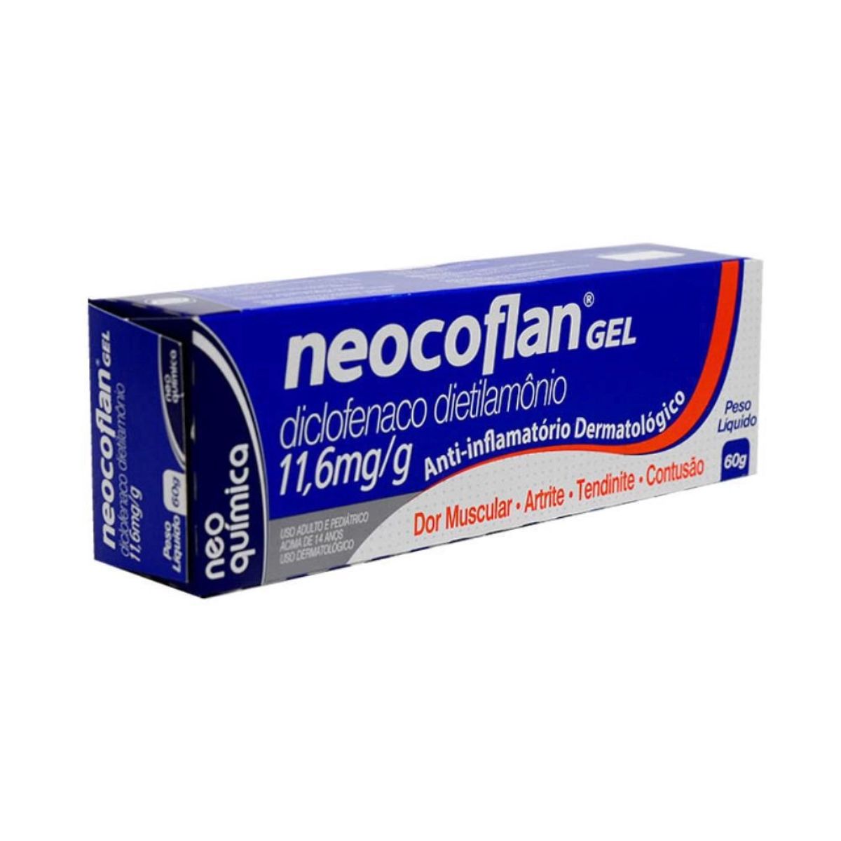 Neocoflan Neo Quimica 11,6mg bisnaga de Gel 60g