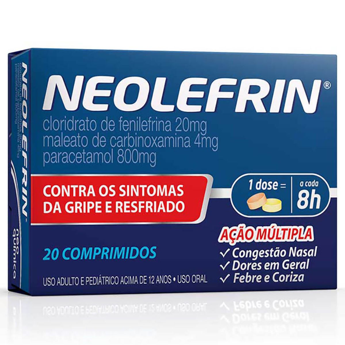 Encontraproduto.com.br - Neolefrin 20 Comprimidos