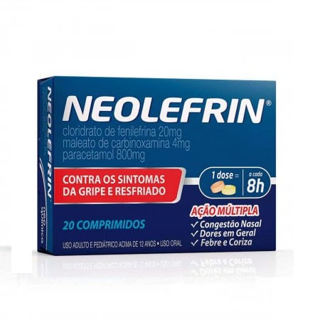 Encontraproduto.com.br - Neolefrin 20 Comprimidos