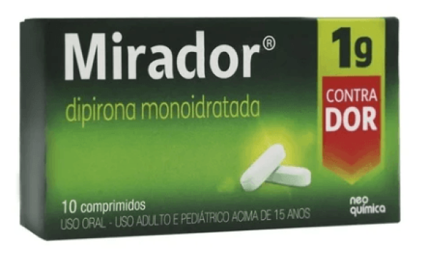 Mirador 1G Comprimido - Caixa com 10 Comprimidos