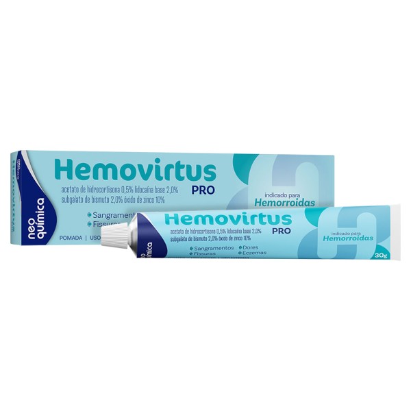 Encontraproduto.com.br - Pomada Hemovirtus Pro 30g Neo Quimica