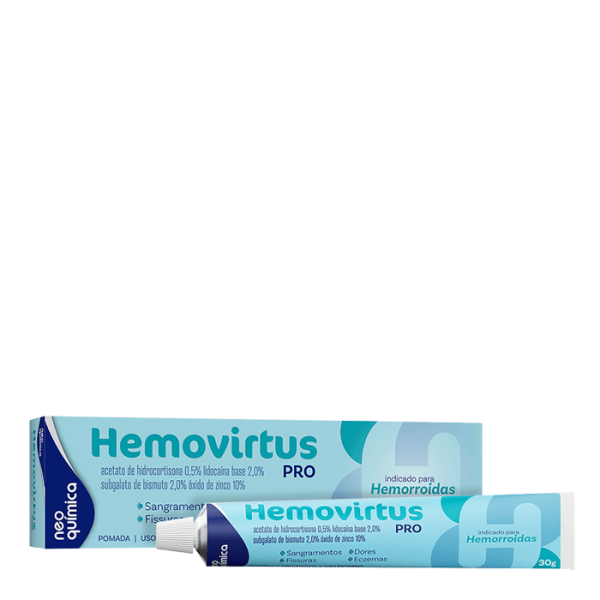 Encontraproduto.com.br - Pomada Hemovirtus Pro 30g Neo Quimica