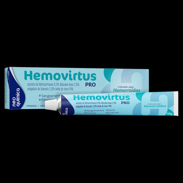 Encontraproduto.com.br - Pomada Hemovirtus Pro 30g Neo Quimica
