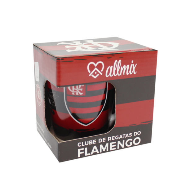 Encontraproduto.com.br - Caneca Porcelana 290ml Allmix Flamengo