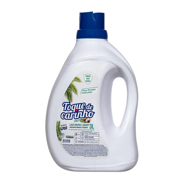 Encontraproduto.com.br - Lava-roupas Líquido Toque de Carinho Coco 3 Litros