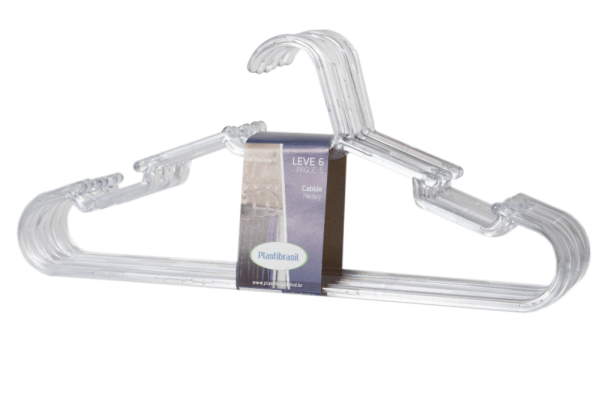 Cabide Hevay Transparente Leve 6 Pague 5