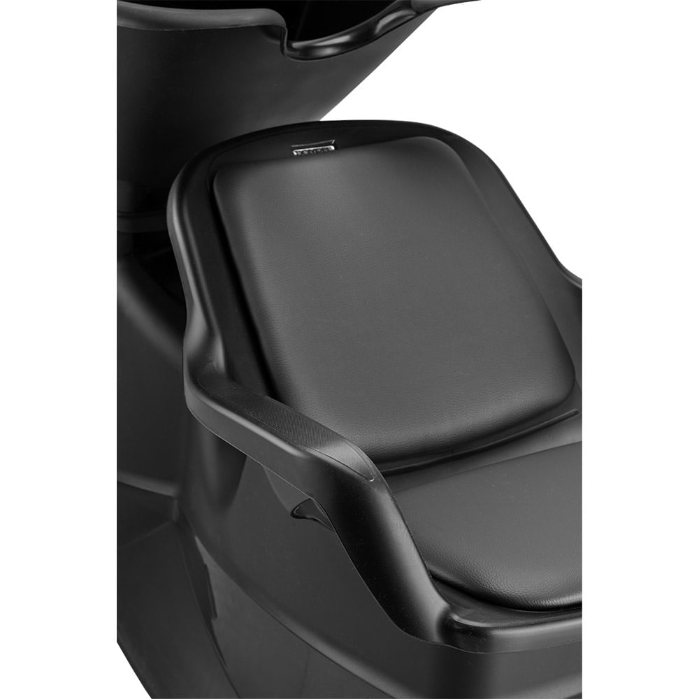Encontraproduto.com.br - Lavatorio Recl Champ 1885-Ap /4 Preto Almofada Preta - Dompel Moveis