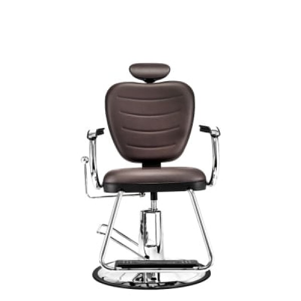 Encontraproduto.com.br - Cadeira Hidr. Reclinavel Barber Top 3762 Rpa Tabaco - Dompel Moveis