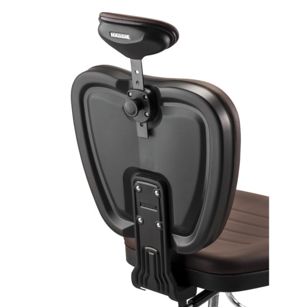Encontraproduto.com.br - Cadeira Hidr. Reclinavel Barber Top 3762 Rpa Tabaco - Dompel Moveis