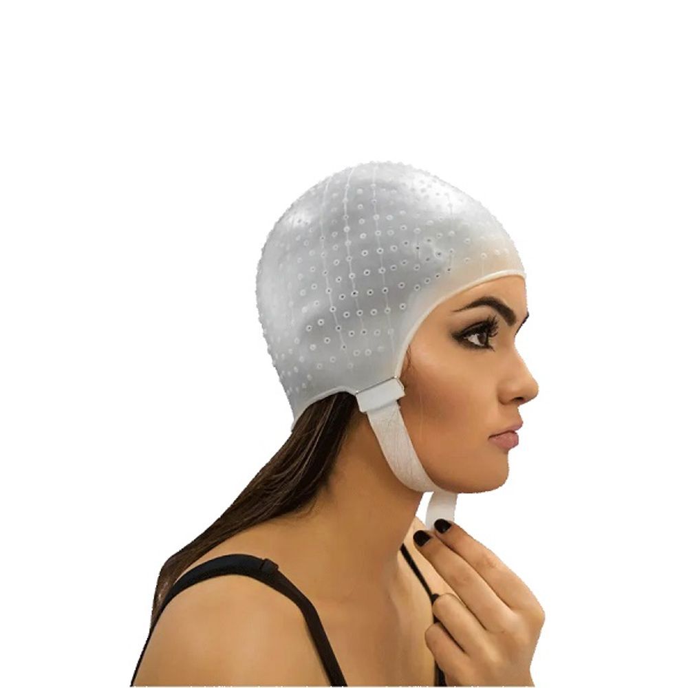 Encontraproduto.com.br - Touca Siliconada para Mechas - Dompel - Ref 233