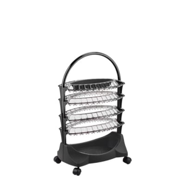 Encontraproduto.com.br - Carrinho Aux Smaltbell 4 Band 3381-1 Pint Preto - Dompel Moveis