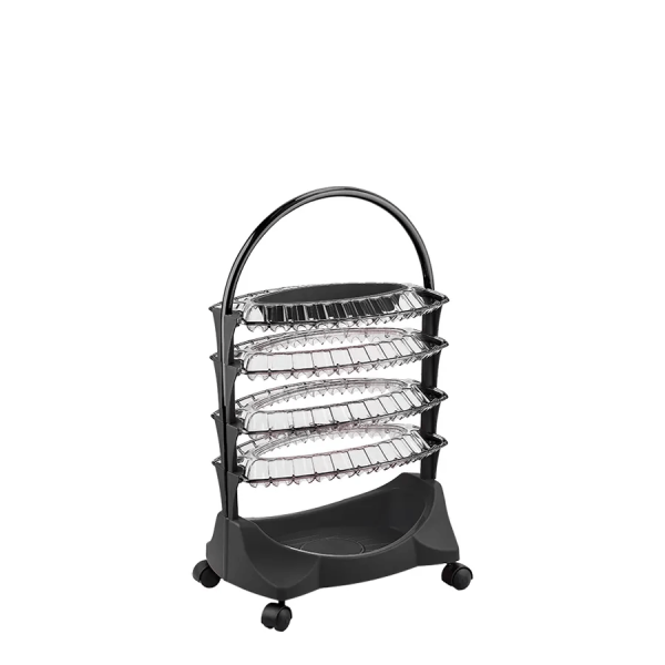 Encontraproduto.com.br - Carrinho Aux Smaltbell 4 Band 3381-1 Pint Preto - Dompel Moveis
