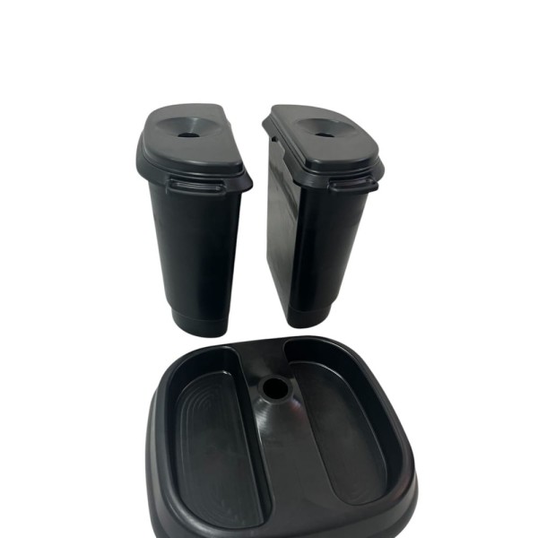 Encontraproduto.com.br - Lavatório de Cabelo Portátil Dompel com Bomba e Reservatório de Água - 110V/220V