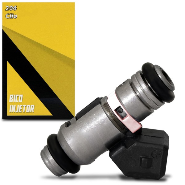 Encontraproduto.com.br - Bico Injetor Multiponto Renault Clio Hatch Sedan 01 a 06 Peugeot 206 01 a 07 1.0 16V Gasolina IWP099
