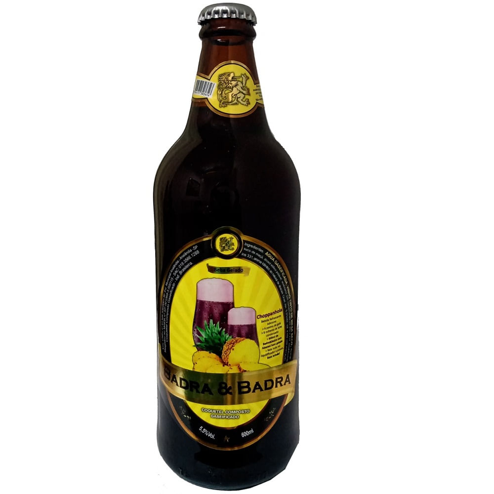 Chopp Vinho Badra e Badra 600ml Abacaxi