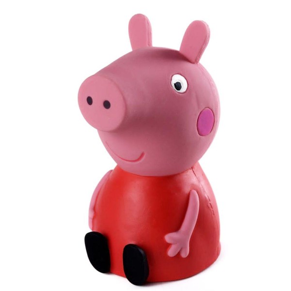Encontraproduto.com.br - Mordedor Peppa Pig Sentada - Latoy