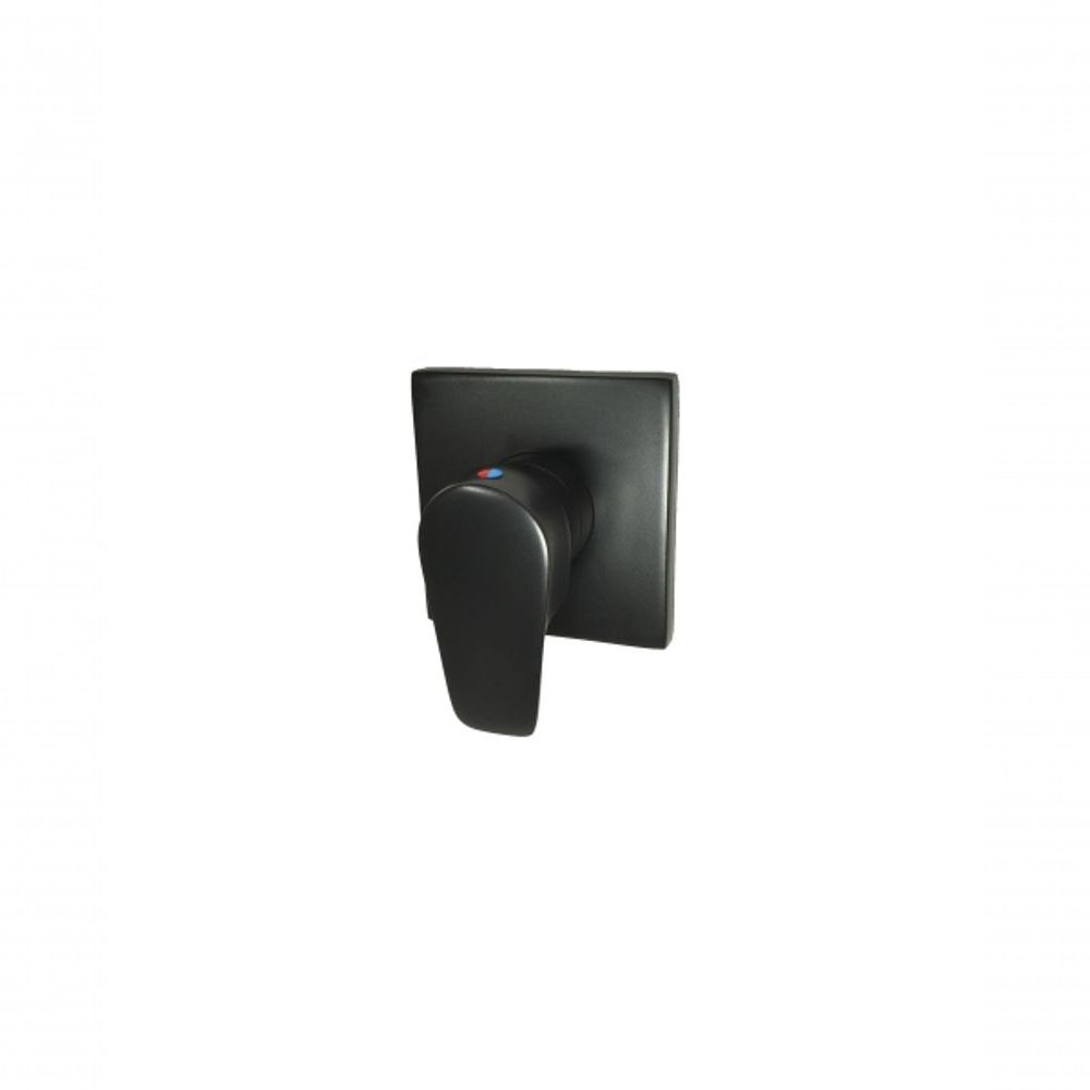 Acabamento Monocomando Para Chuveiro Base Deca Preto Fosco - Led