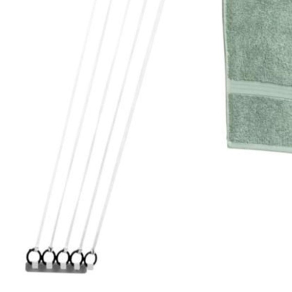 Encontraproduto.com.br - Varal Individual p/ Teto ou Parede Branco Maxeb