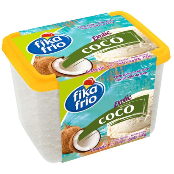 Encontraproduto.com.br - Sorvete Coco Fika Frio Pote 1,5 Litros
