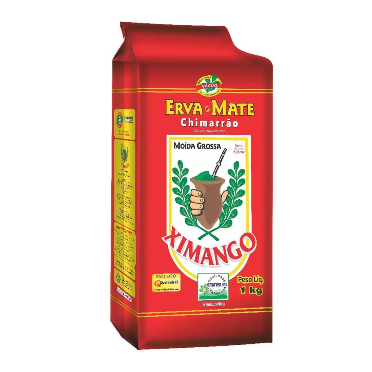Encontraproduto.com.br - Erva Mate Ximango Moída Grossa Pacote com 1kg