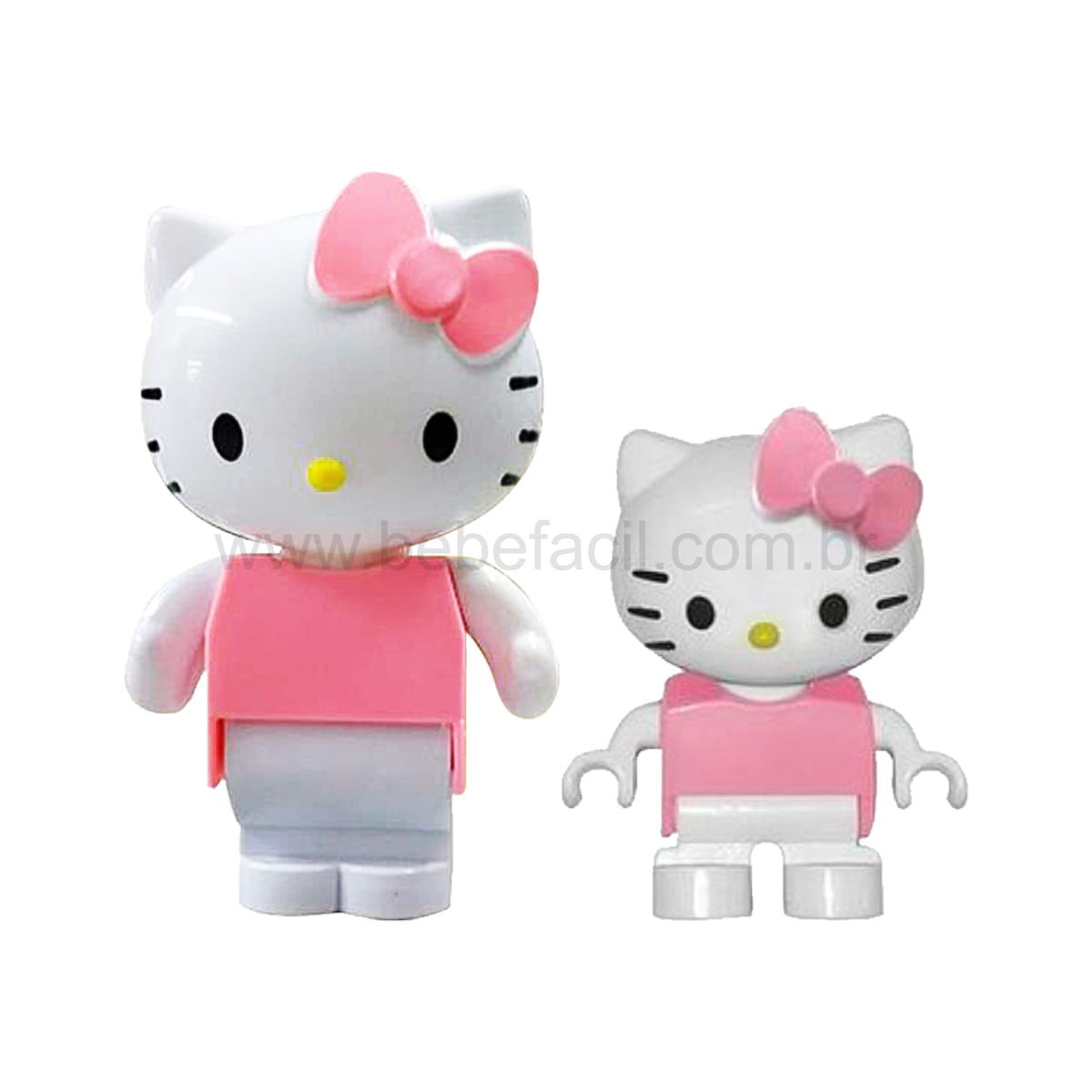 Encontraproduto.com.br - Brinquedo para Montar Hello Kitty com Blocos (3a+) - Monte Líbano