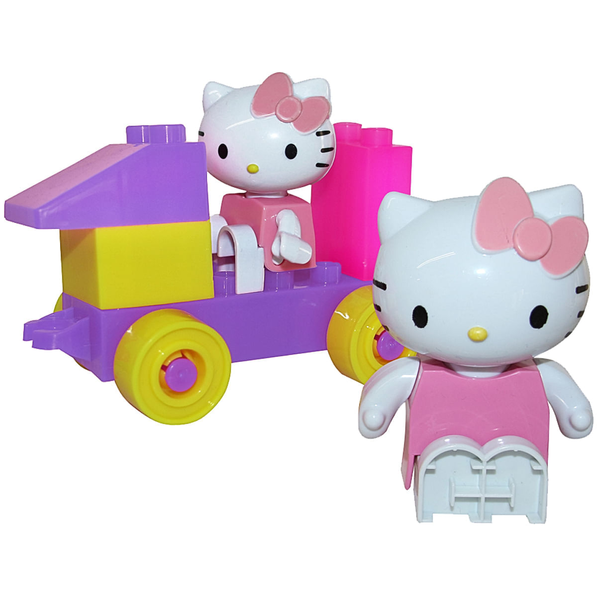 Encontraproduto.com.br - Brinquedo para Montar Hello Kitty com Blocos (3a+) - Monte Líbano