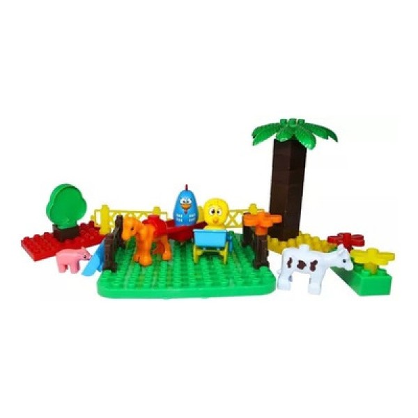 Encontraproduto.com.br - Rancho Galinha Pintadinha Blocos De Montar Monte Libano