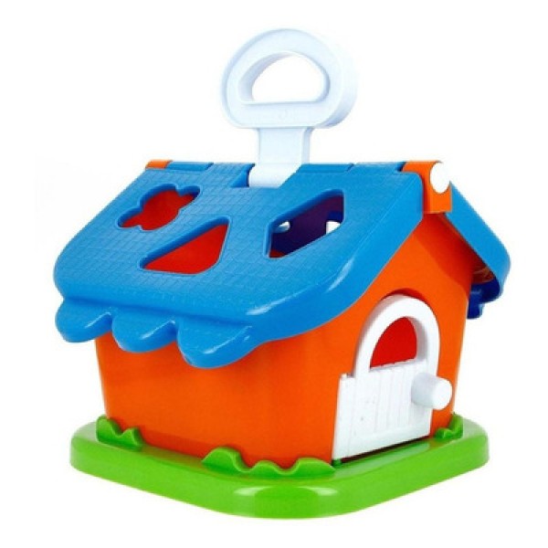 Encontraproduto.com.br - Minha Casinha Com Alça e 6 Formas Geométricas 4295 - Monte Libano