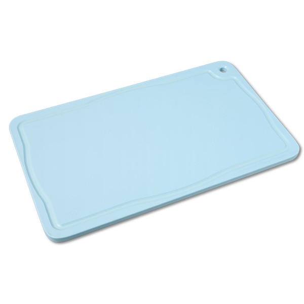 Placa de Corte Azul Pronyl com Canaleta 50x30x1,5 cm