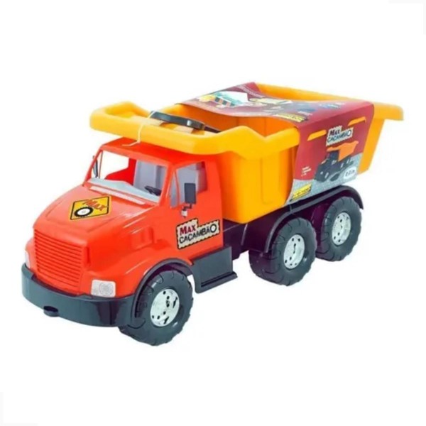 CAMINHÃO DE BRINQUEDO MAX CAÇAMBÃO PLASTILINDO  0307 TILIN
