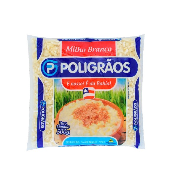 Encontraproduto.com.br - Canjica Branco Poligrãos 500g