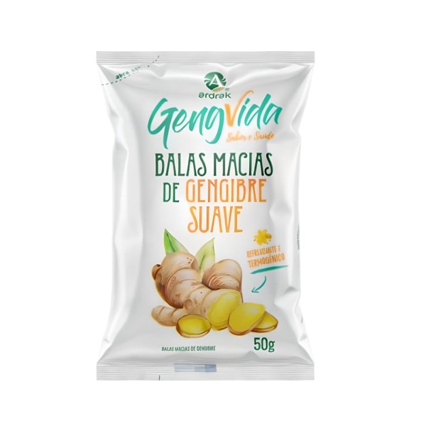 Encontraproduto.com.br - Balas de Gengibre e Própolis Ardrak Suave 50g