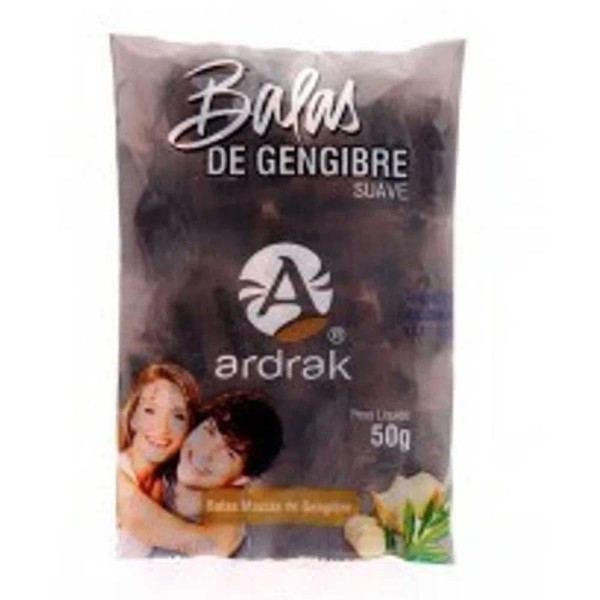Encontraproduto.com.br - Balas de Gengibre e Própolis Ardrak Suave 50g
