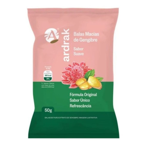 Encontraproduto.com.br - Balas de Gengibre e Própolis Ardrak Suave 50g