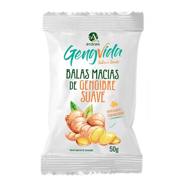 Encontraproduto.com.br - Balas de Gengibre e Própolis Ardrak Suave 50g