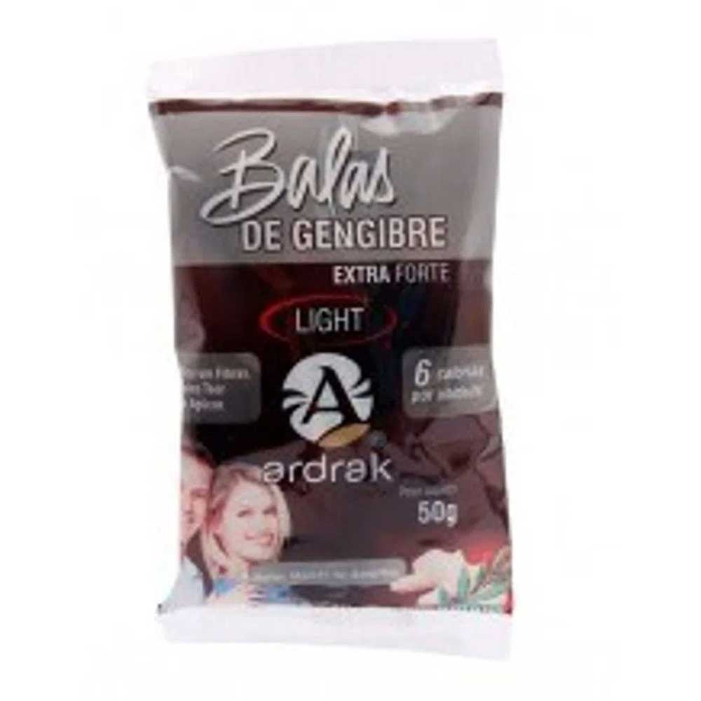 Encontraproduto.com.br - Balas de Gengibre Ardrak Macias Sabor Forte 50g