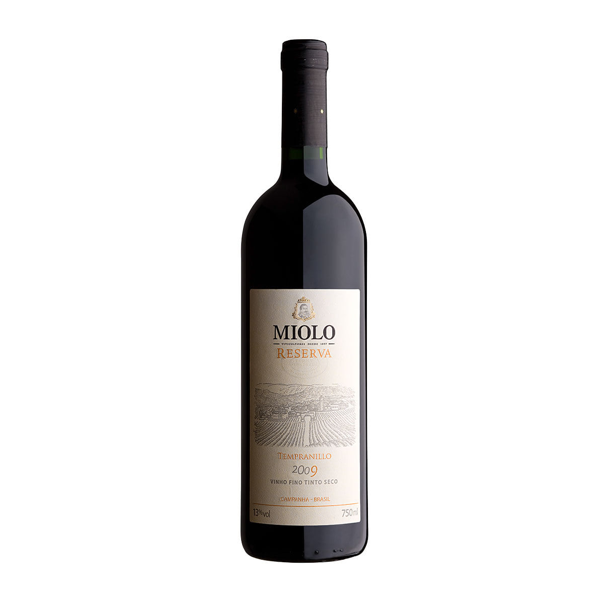 Encontraproduto.com.br - Vinho Tinto Seco Miolo Reserva 2009 Tempranillo 750ml