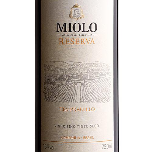 Encontraproduto.com.br - Vinho Tinto Seco Miolo Reserva 2009 Tempranillo 750ml