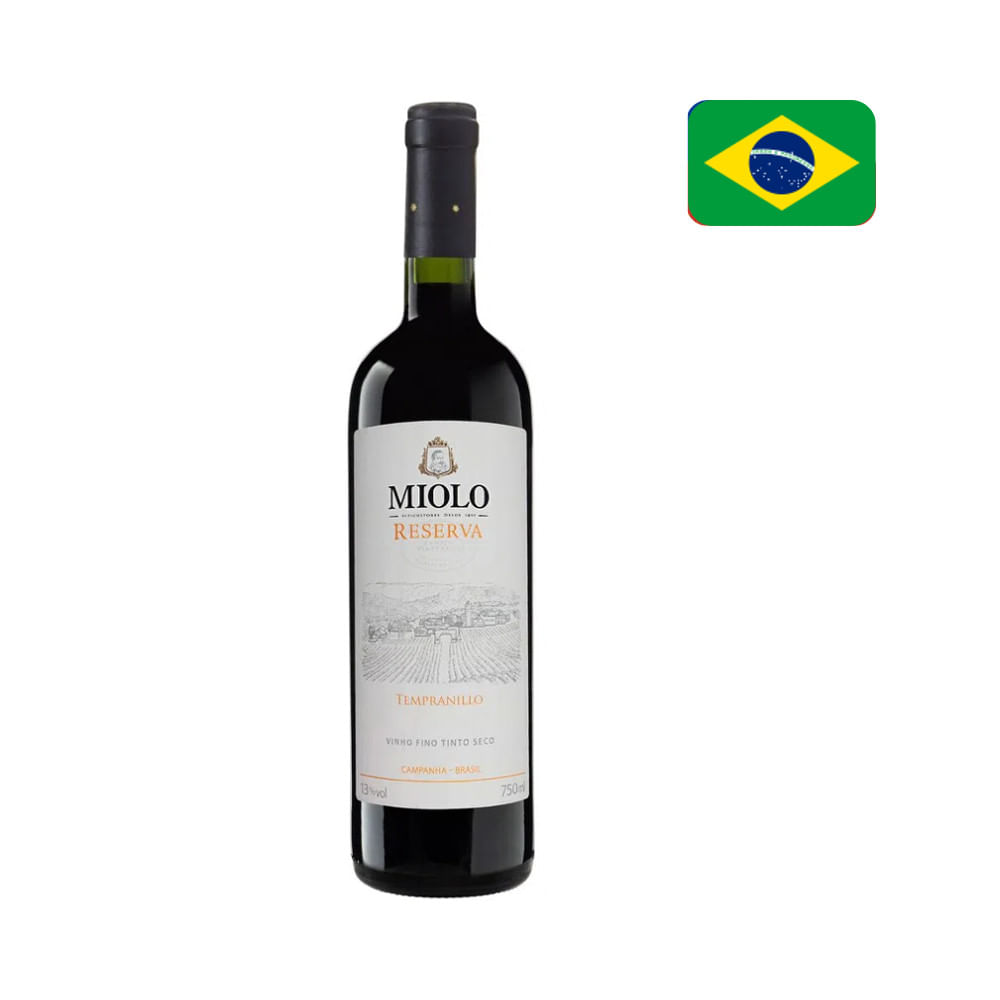 Encontraproduto.com.br - Vinho Tinto Seco Miolo Reserva 2009 Tempranillo 750ml