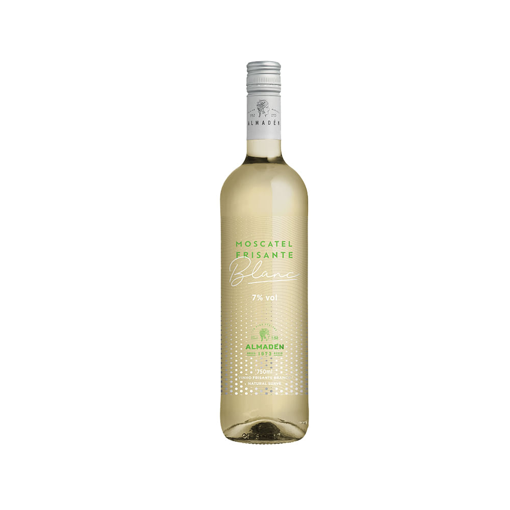 Encontraproduto.com.br - VINHO NACIONAL MOSCATEL ALMADEN 750ML FRISANTE BLANC