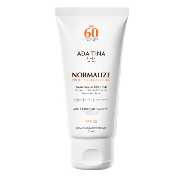 Encontraproduto.com.br - Protetor Solar Facial Ada Tina Normalize FPS60 50ml