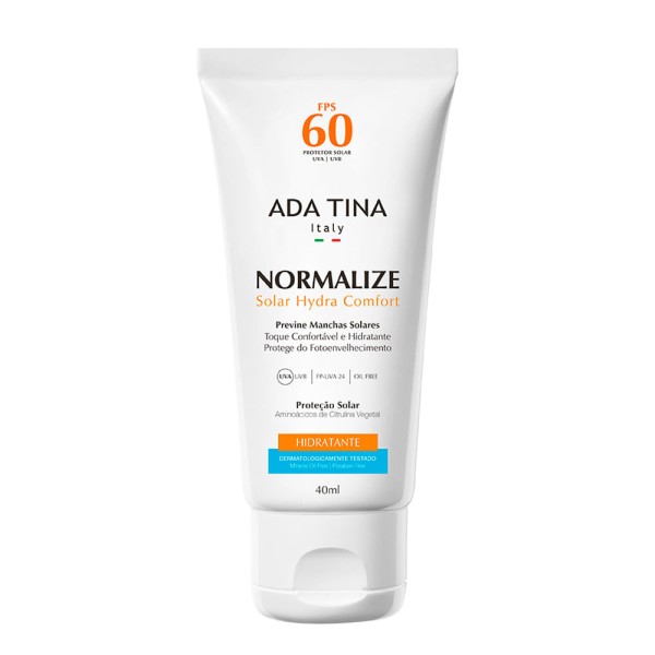 Encontraproduto.com.br - Protetor Solar Ada Tina Normalize Hydra Comfort FPS60 40mL