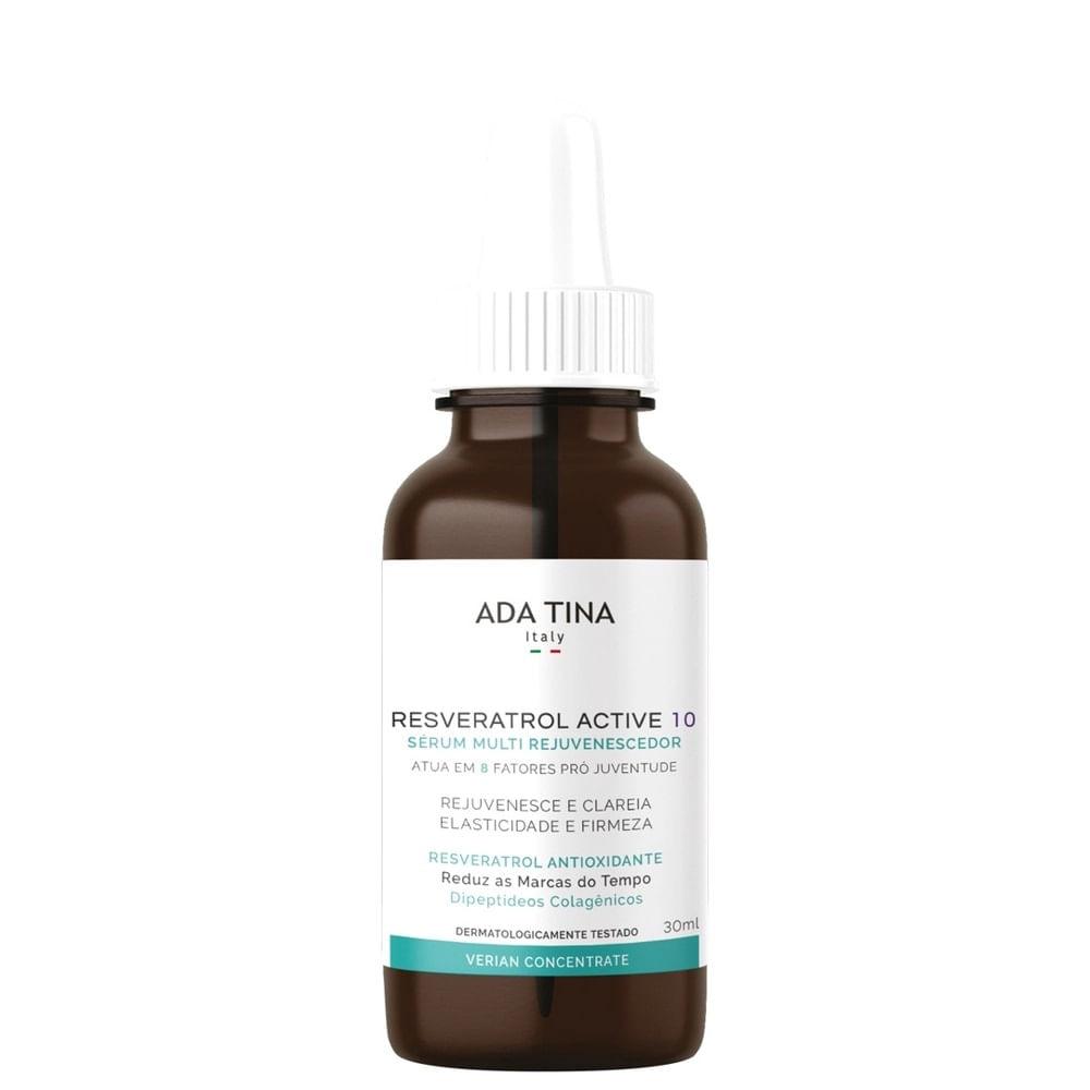 Sérum Anti Idade Ada Tina Verian Resveratrol Active 10