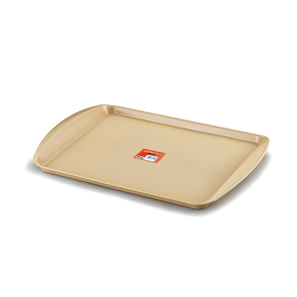 Encontraproduto.com.br - Bandeja Fast Food Snacks 34,7x23,5 cm Bege Pleion