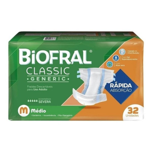 Encontraproduto.com.br - Fralda Geriátrica Biofral Classic XG Pacote com 7 unidades
