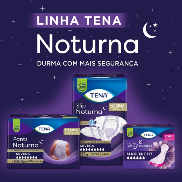 Encontraproduto.com.br - Fralda Geriátrica Tena Slip Noturna Tamanho G com 7 Unidades