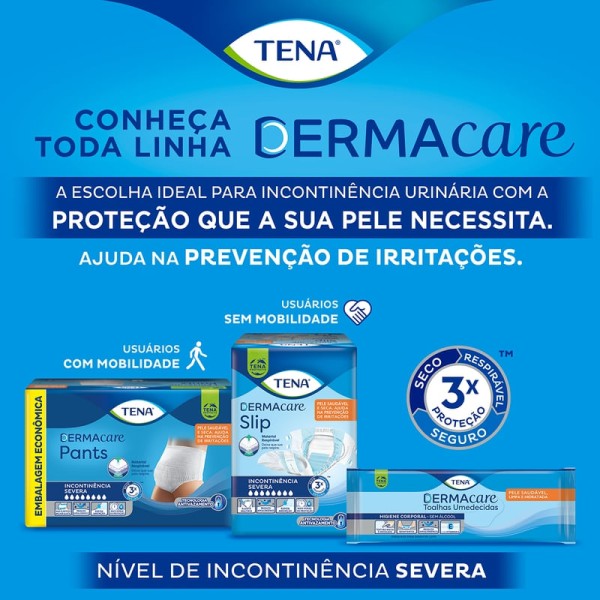 Encontraproduto.com.br - Roupa Íntima Descartável Tena Pants Dermacare G/ Eg 16 Unidades
