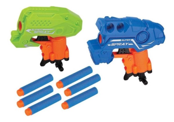 Lançador X Darts Duplo Com 12 Dardos- Braskit